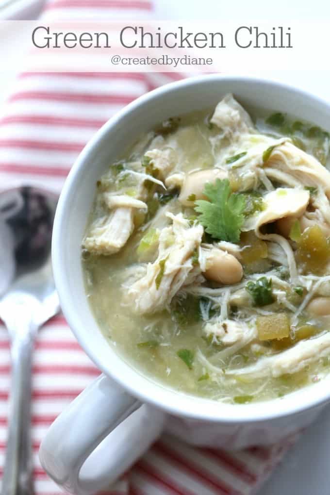 green chicken chili recipe @createdbydiane