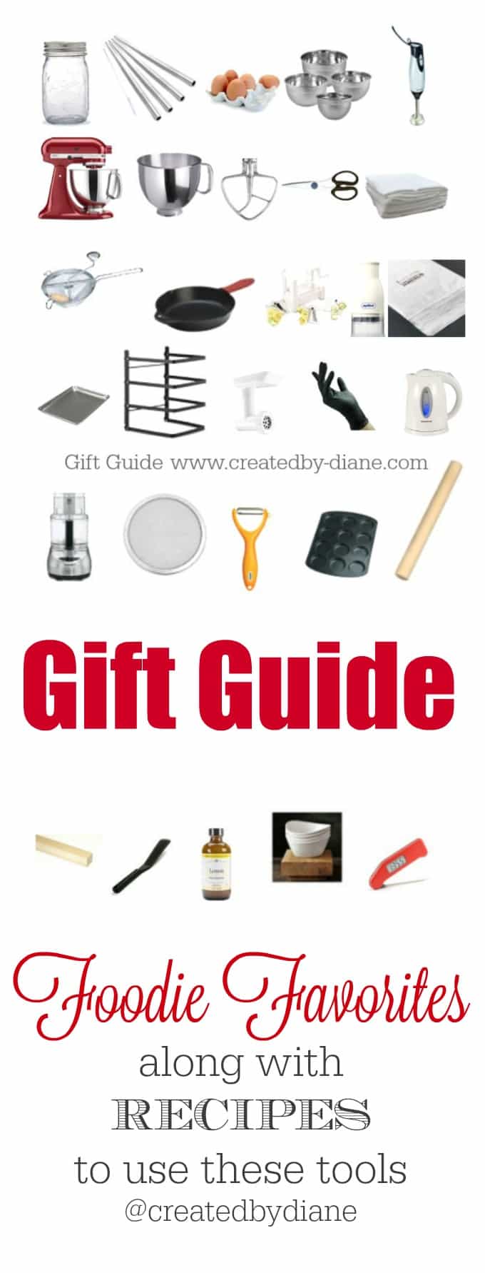 gift guide for foodies with recipes