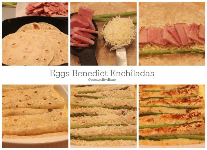 making eggs benedict enchiladas @createdbydiane