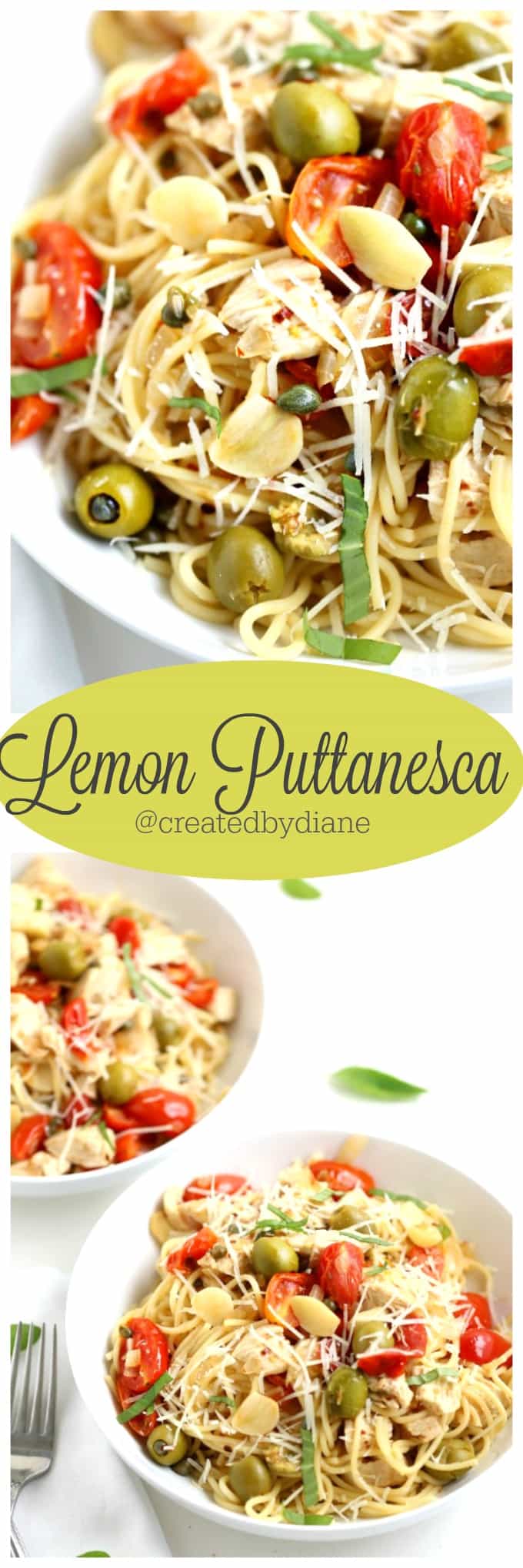 Lemon Puttanesca recipe from @createdbydiane