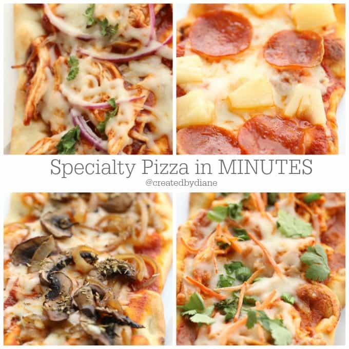 creative pizza recipes that are ready in MINTUES