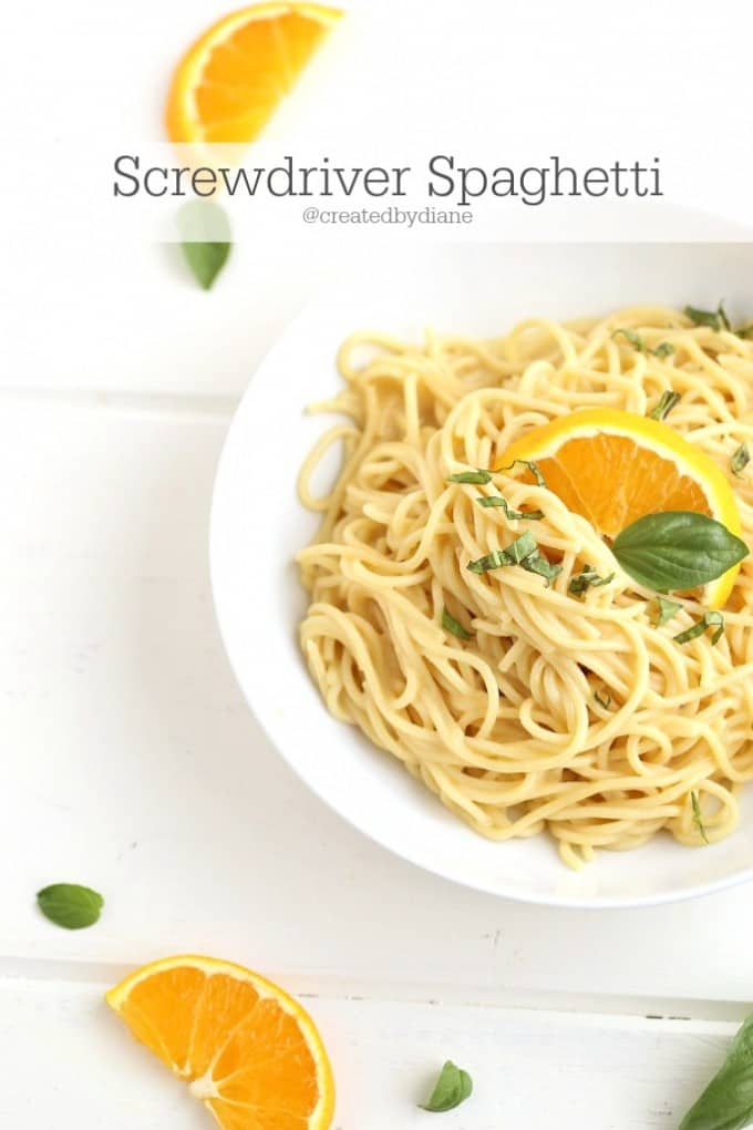 Screwdriver Spaghetti @createdbydiane