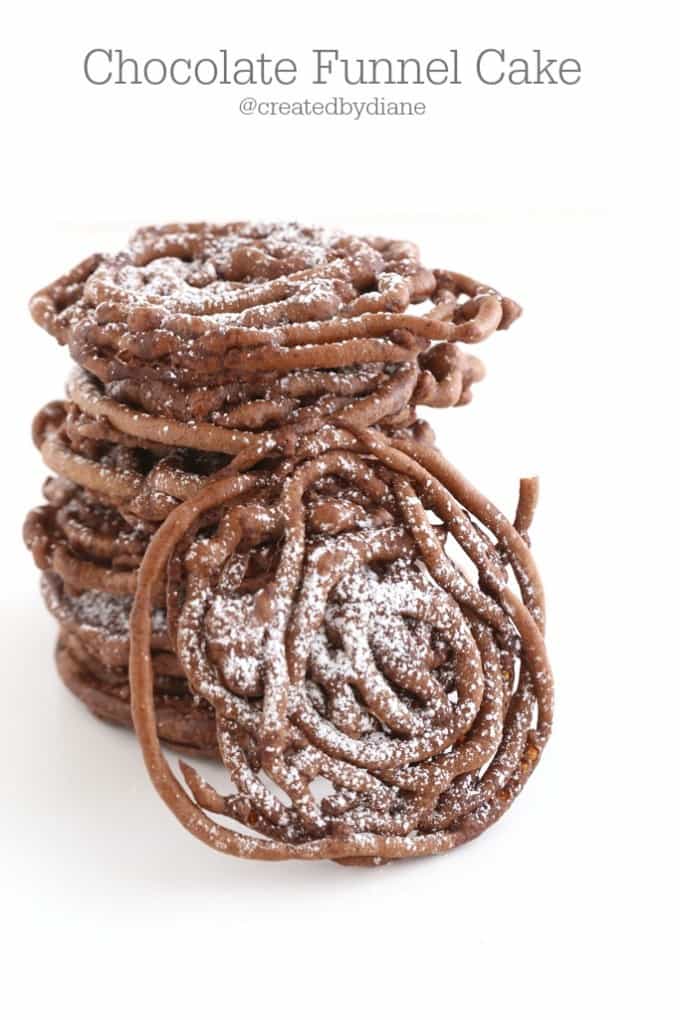 homemade chocolate funnel cake recipe