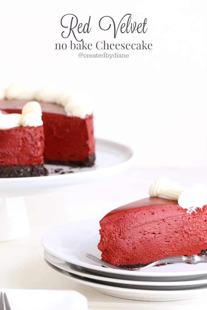Red Velvet no bake Cheesecake