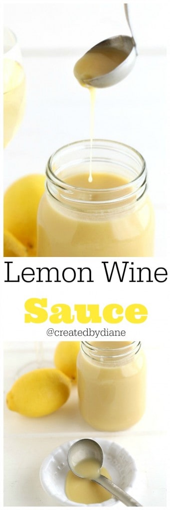 Lemon Wine Sauce from @createdbydiane