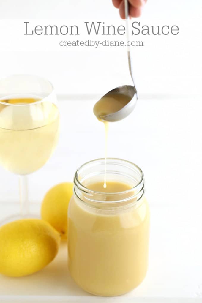 lemon wine sauce
