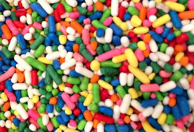 rainbow sprinkles