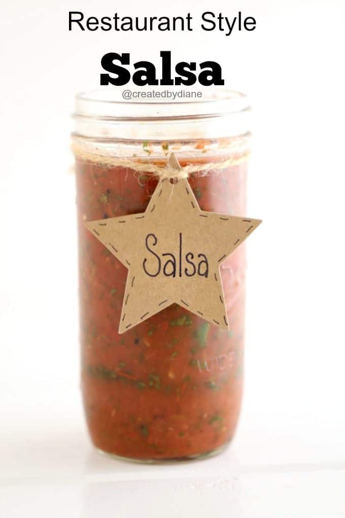 restaurant style salsa @createdbydiane