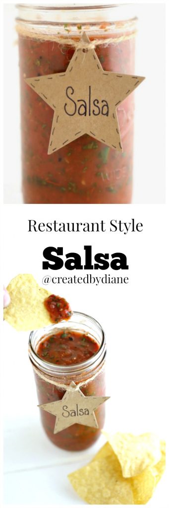 restaurant style salsa from @createdbydiane