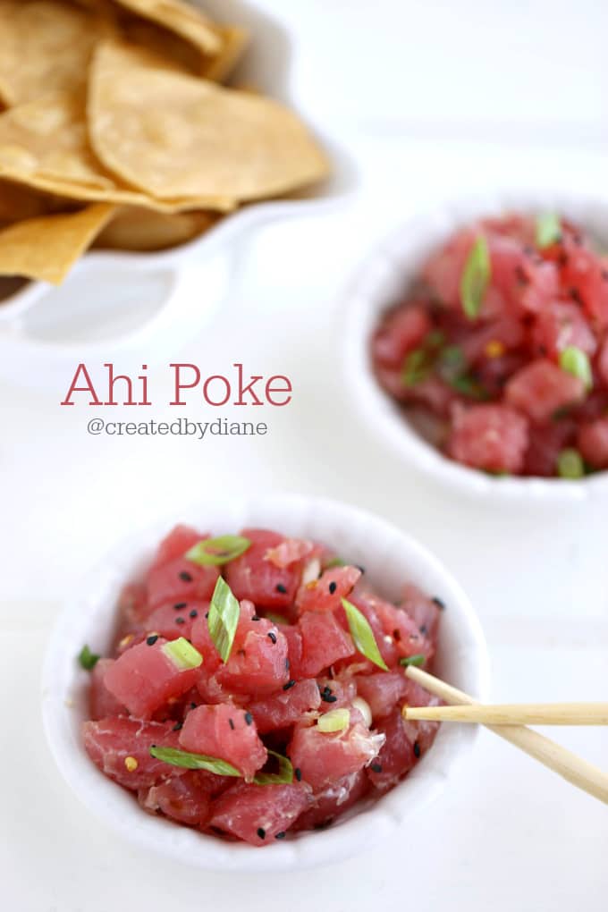 Ahi Poke @createdbydiane