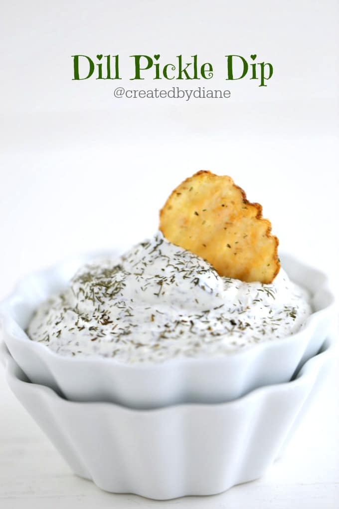 Dill Pickle Dip @createdbydiane