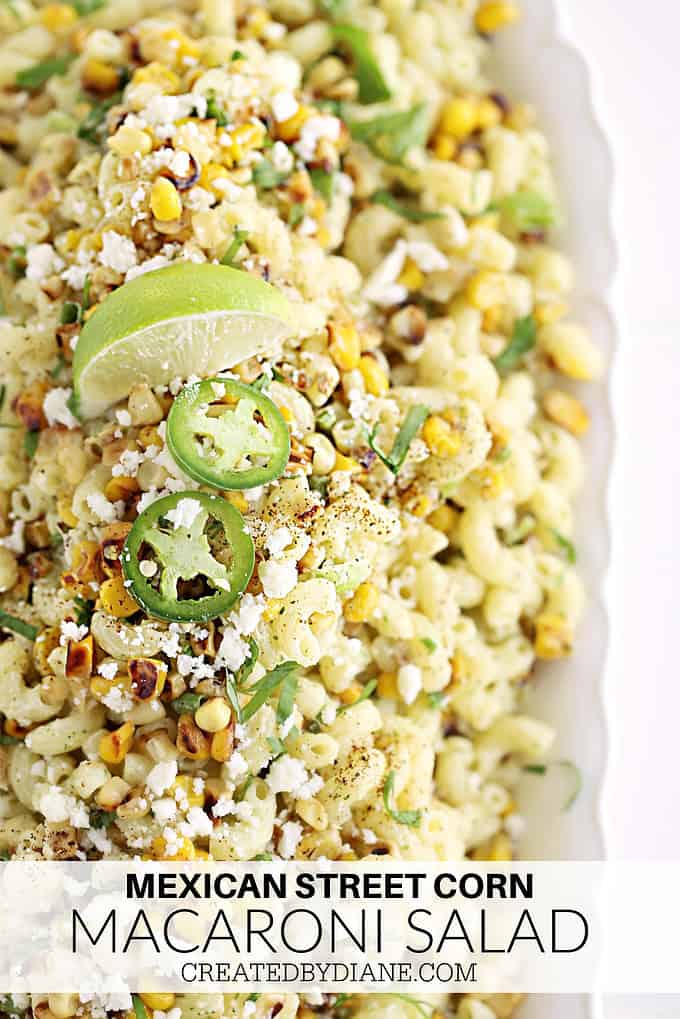 MEXICAN STREET CORN MACARONI SALAD CREATEDBYDIANE.COM