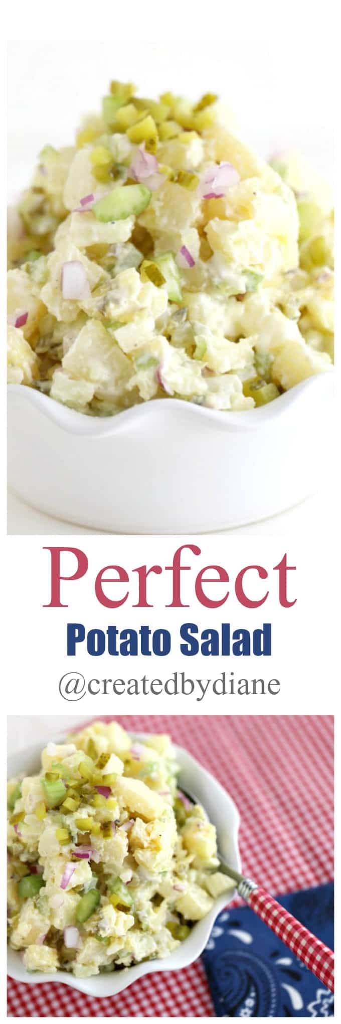 Perfect Potato Salad recipe @createdbydiane