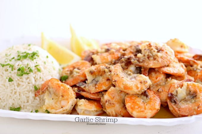 garlic shrimp @createdbydiane