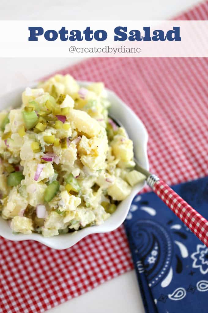 potato salad @createdbydiane