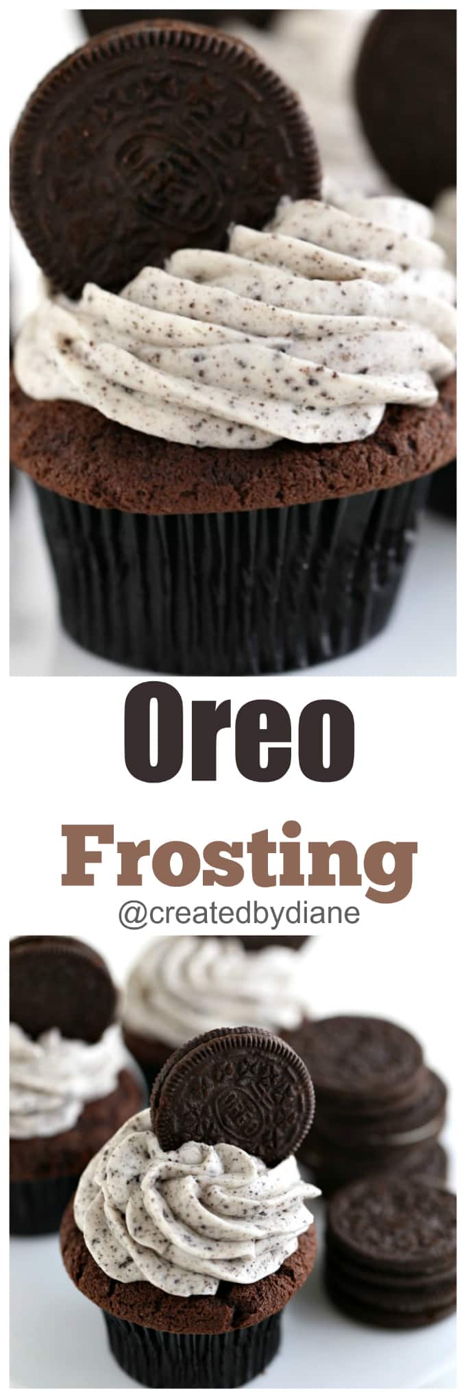 Oreo Frosting from @createdbydiane
