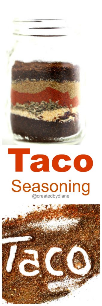 Taco Seasoning Mix no salt @createdbydiane