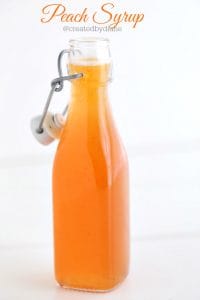 peach syrup @createdbydiane