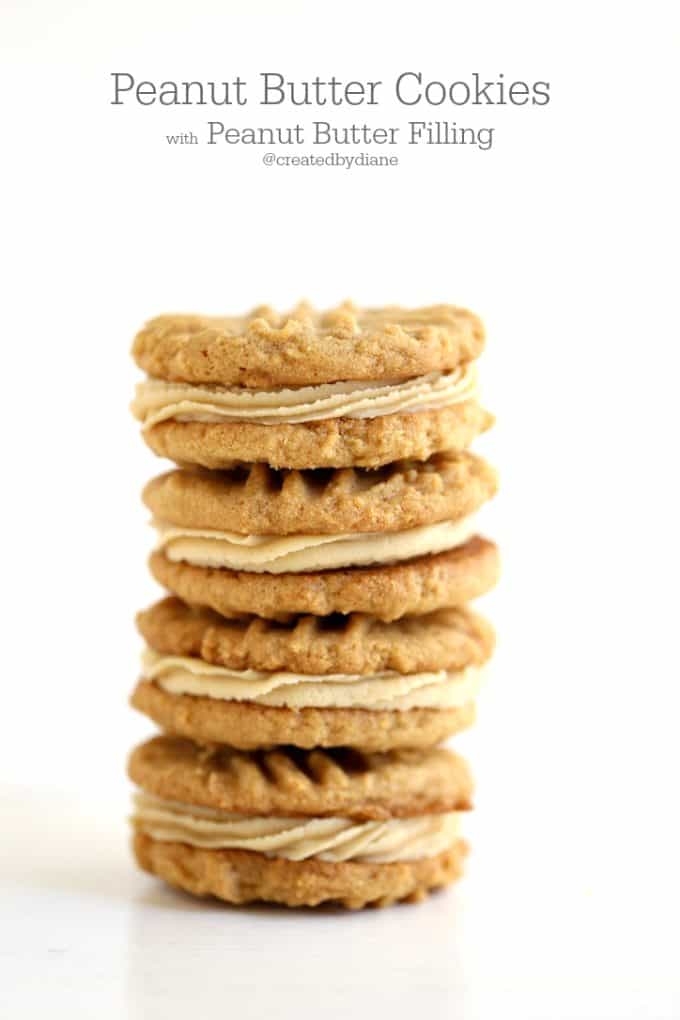 peanut butter filled cookies @createdbydiane