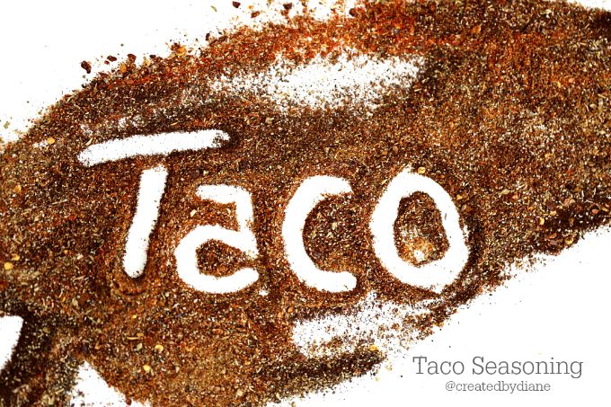 taco seasoning from @createdbydiane