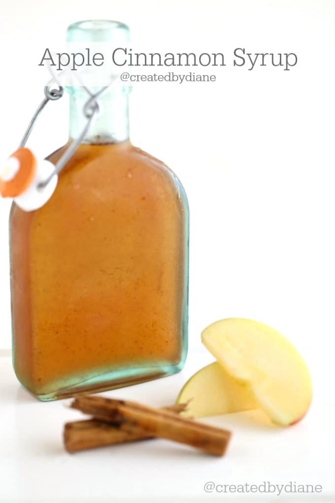  recette de sirop de pomme-cannelle-crééebydiane 