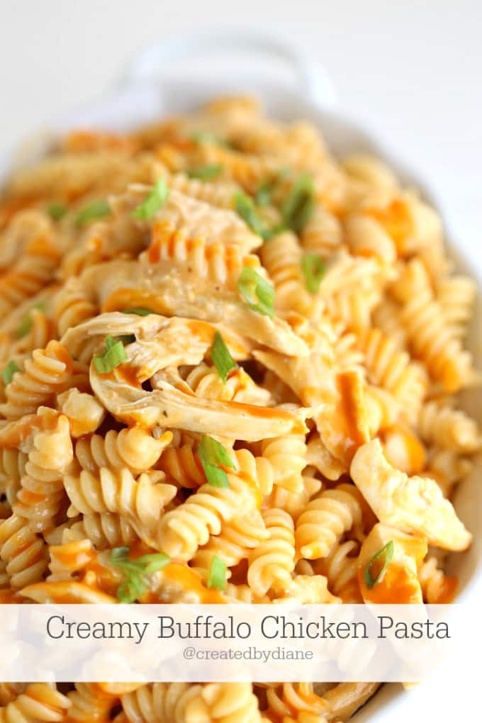 Creamy Buffalo Chicken Pasta