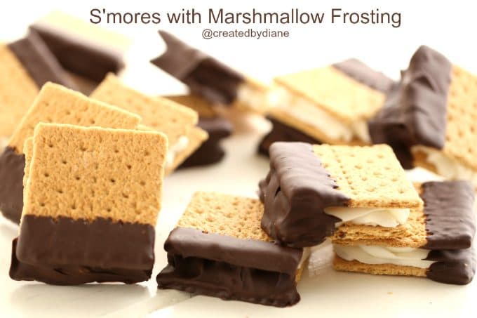 smores-with-marshmallow-frosting-createdbydiane