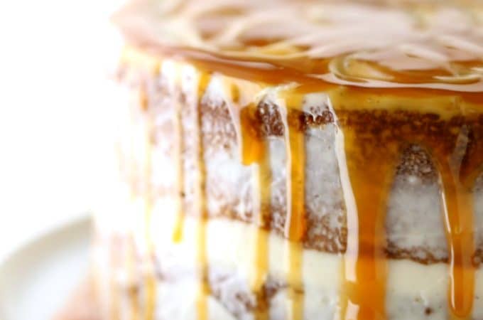 apple cake with cream cheese frosting createdbydiane.com