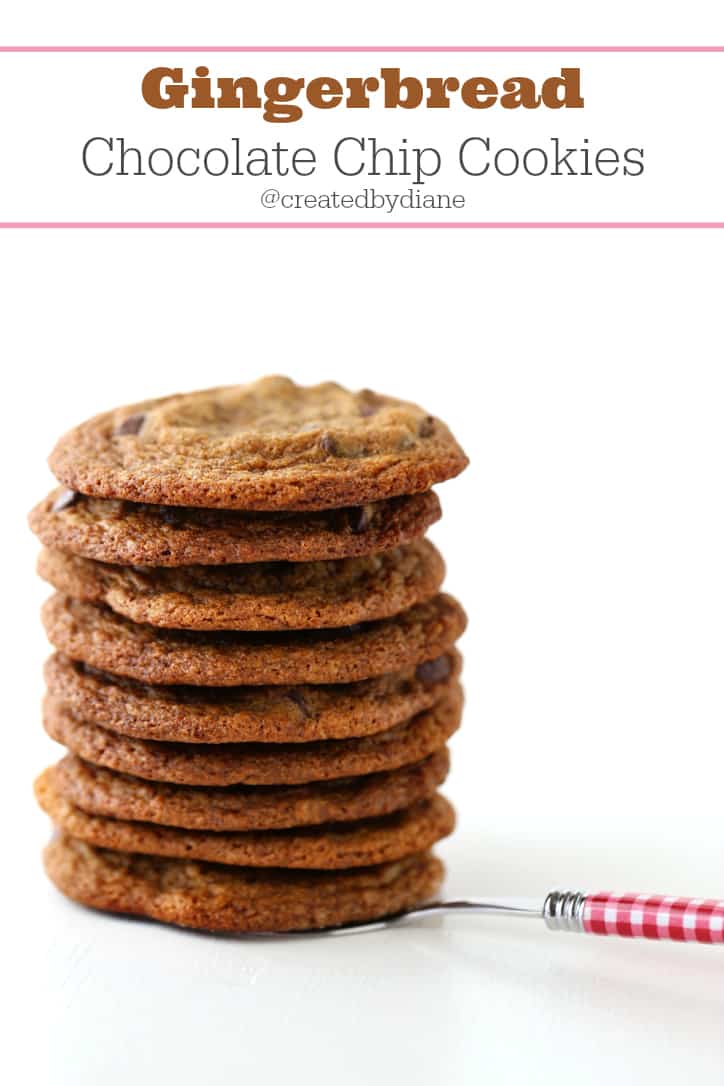 Gingerbread Chocolate Chip Cookies