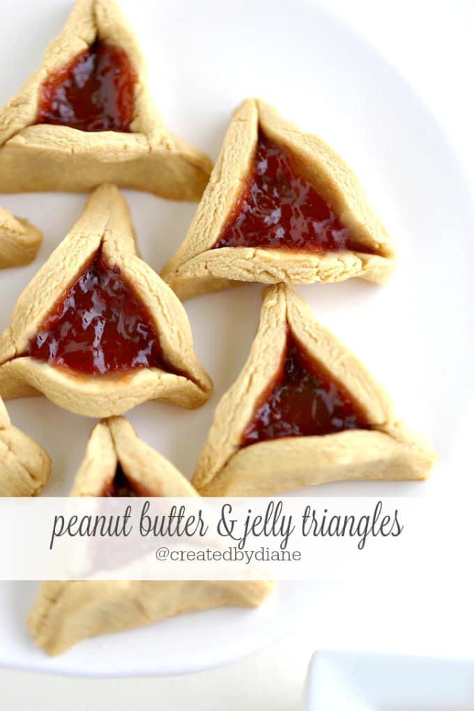 Peanut Butter and Jelly Triangles