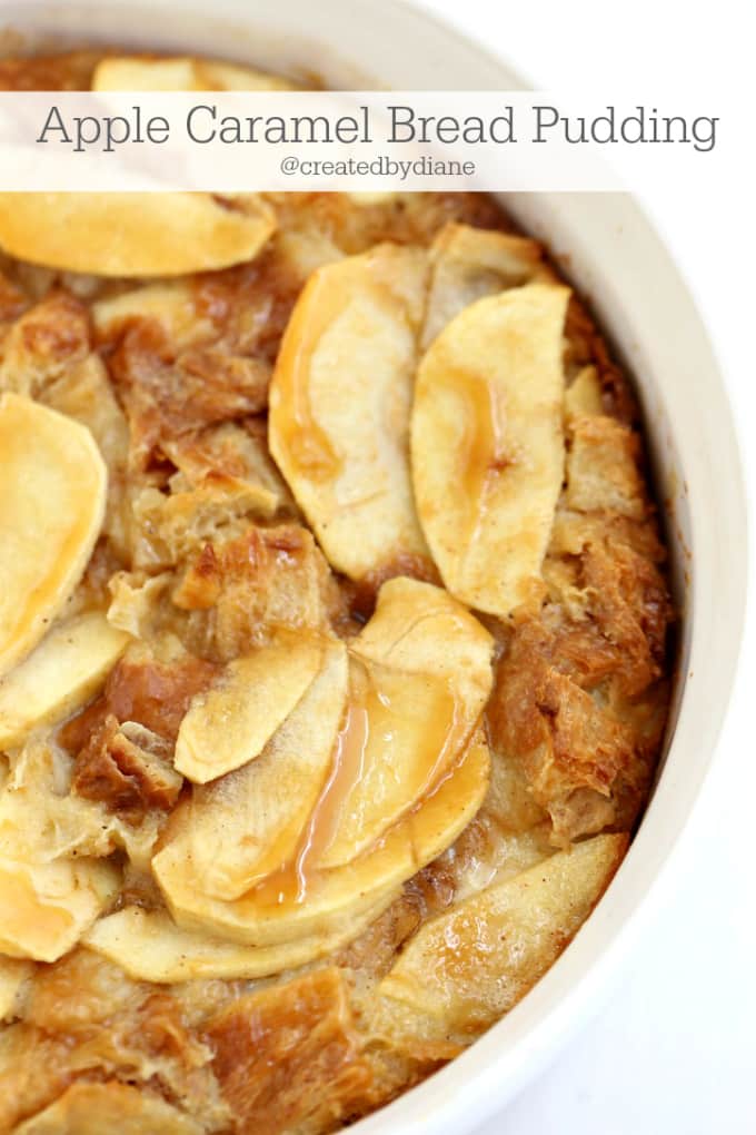 Apple Caramel Bread Pudding