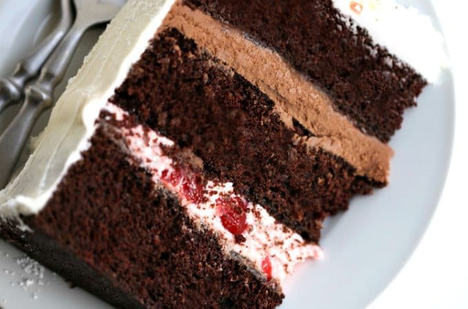 black forest cake recipe #cake #blackforest #3layercake @createdbydiane