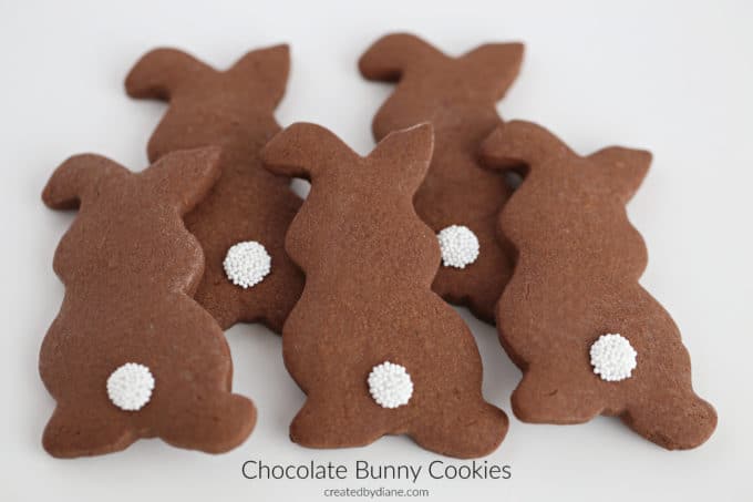 chocolate bunny cookies