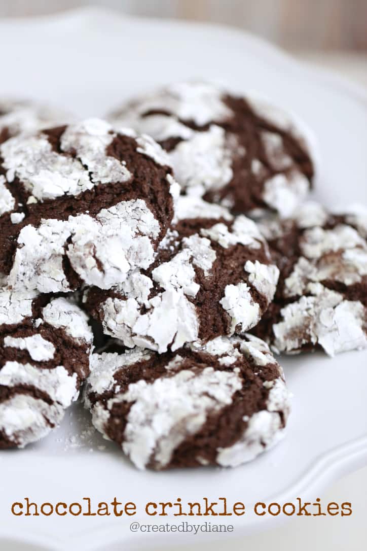 Chocolate Crinkle Cookies