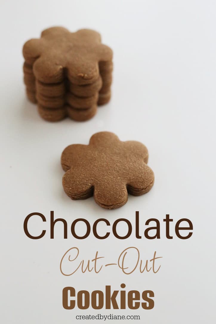 chocolate cut out cookies createdbydiane