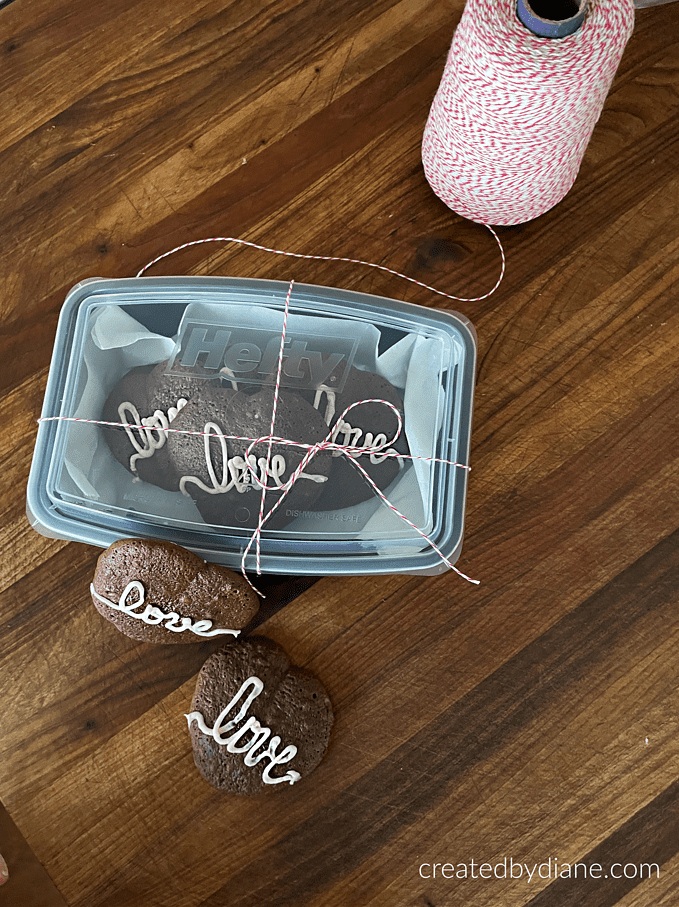 heart brownie cookies createdbydiane.com