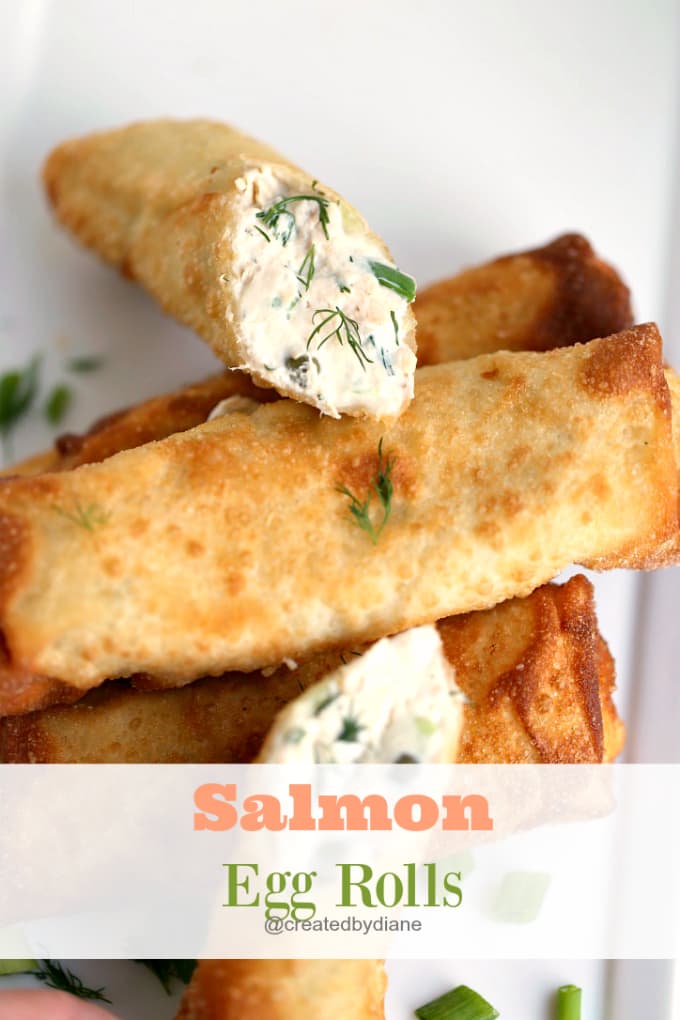 Salmon Egg Rolls