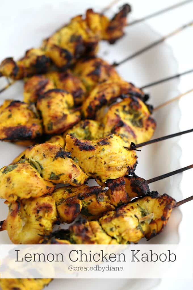 lemon chicken kabob marinade Created by Diane