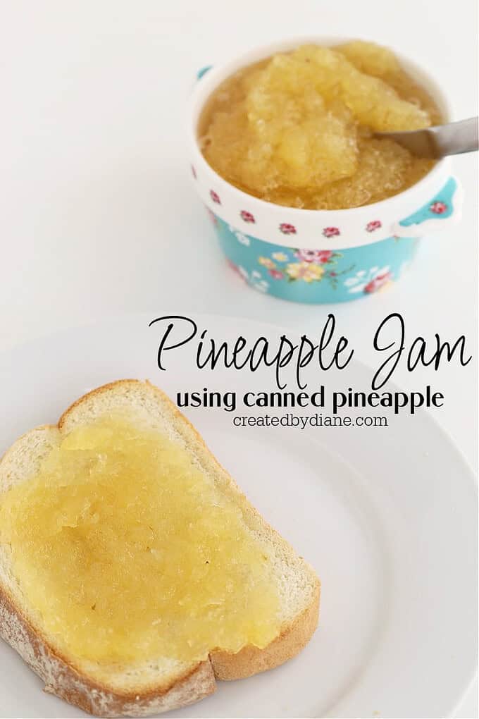 pineapple jam with canned pineapple createdbydiane
