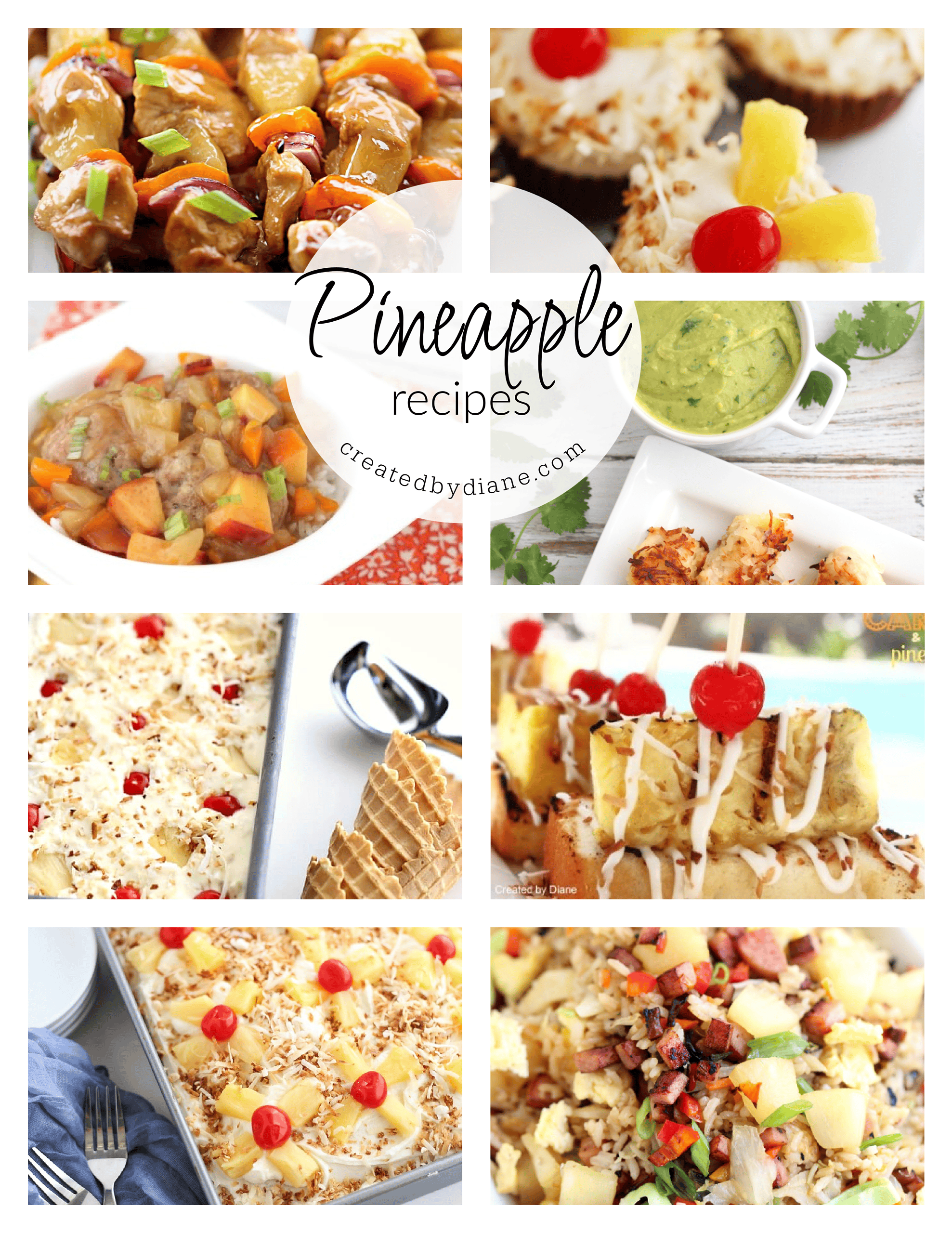 pineapple recipes createdbydiane