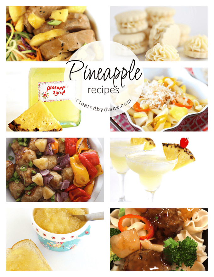 pineapple recipes from createdbydiane