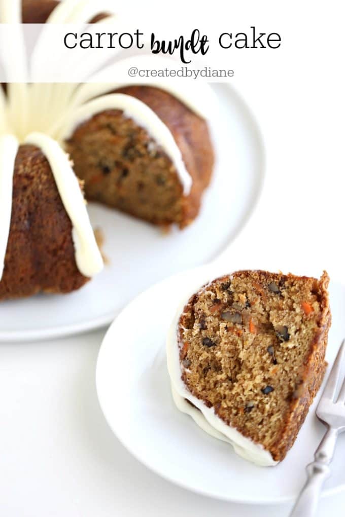 carrot bundt cake @createdbydiane