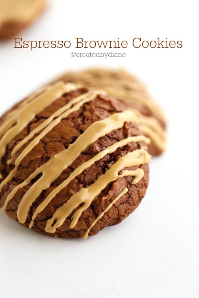 Espresso Brownie Cookies Created by Diane
