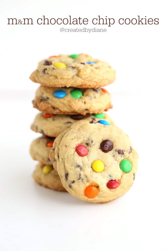 m&m chocolate chip cookies