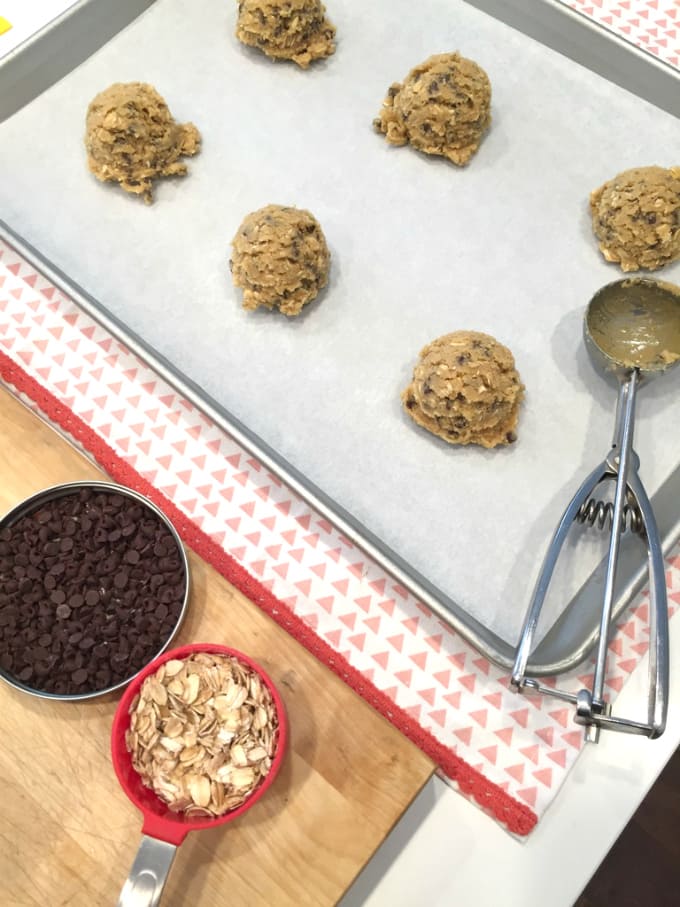 oatmeal chocolate chip cookies, how to make drop cookies look great @createdbydiane