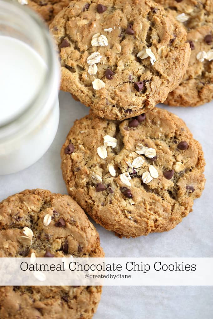 Oatmeal Chocolate Chip Cookies