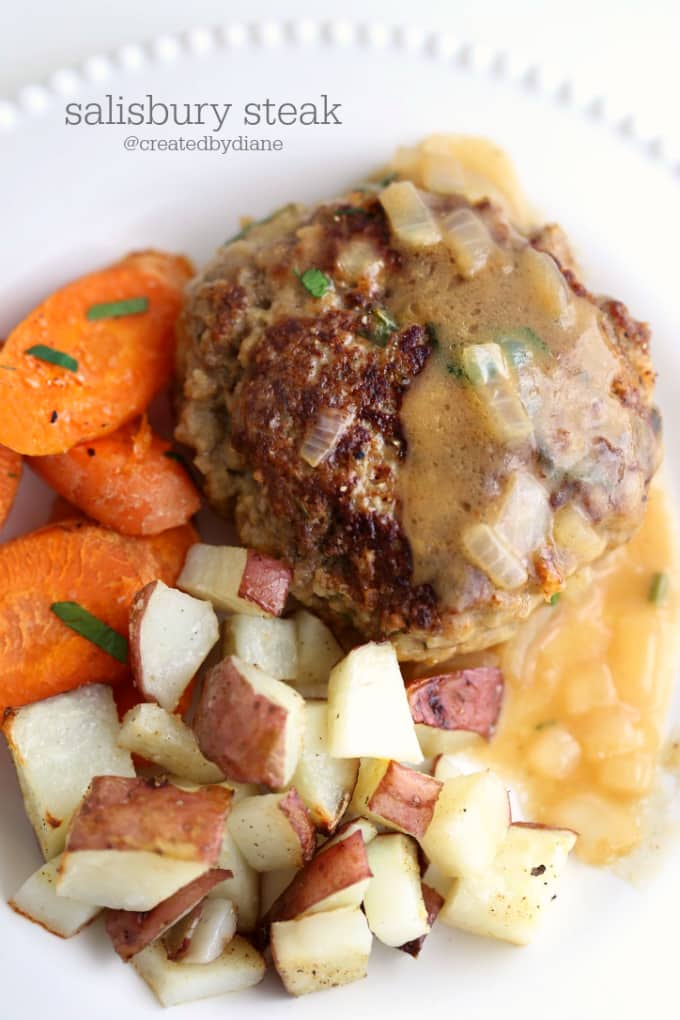 salisbury steak recipe from @createdbydiane