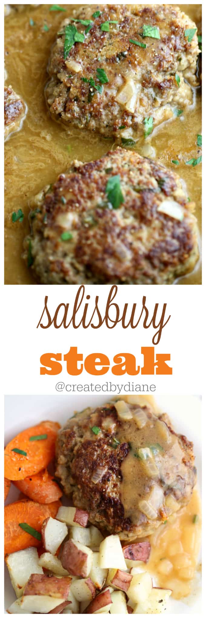 salisbury steak recipe from @createdbydiane
