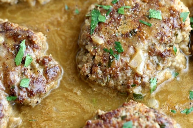 salisbury steak recipe from @createdbydiane