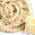 white bean hummus @createdbydiane